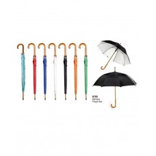 Ahşap Saplı Fiber Glass Kırılmaz Şemsiye